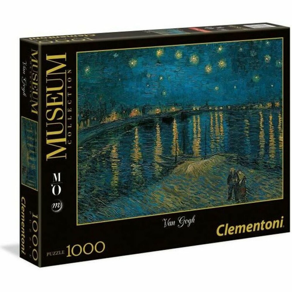 Puzzle Clementoni Museum Collection - Van Gogh Starry night on the Rhone 393442 69 x 50 cm 1000 Pezzi    