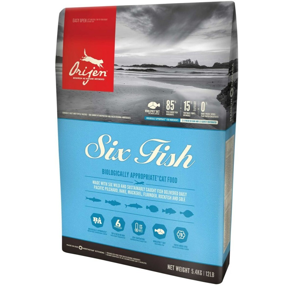 Cibo per gatti Orijen Adult Pesce Adulto 5,4 kg    