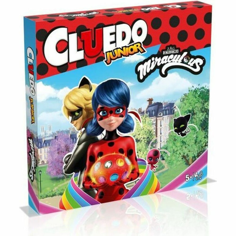 Gioco da Tavolo Winning Moves CLUEDO JUNIOR MIRACULOUS (FR)    