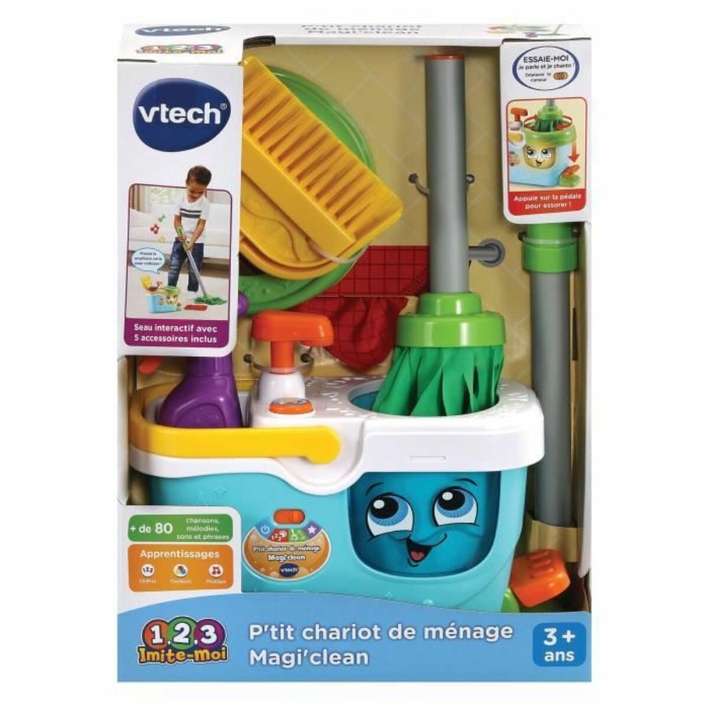 Kit per Cleaning & Storage Vtech Little Magi'clean Cleaning Trolley Giocattoli    