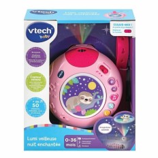 Proiettore Vtech Baby LUMI VEILLEUSE NUIT ENCHANTEE Rosa    