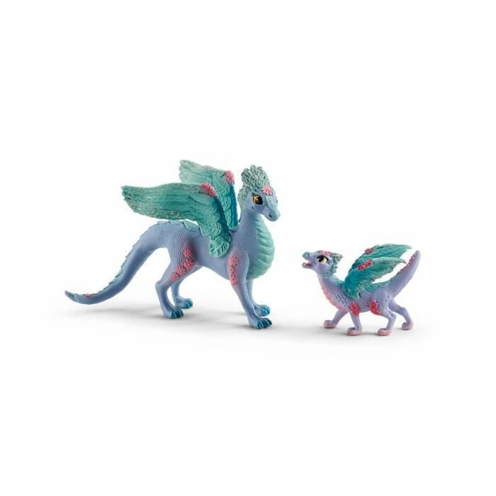 Personaggi d'Azione Schleich Flower dragon with its little one    