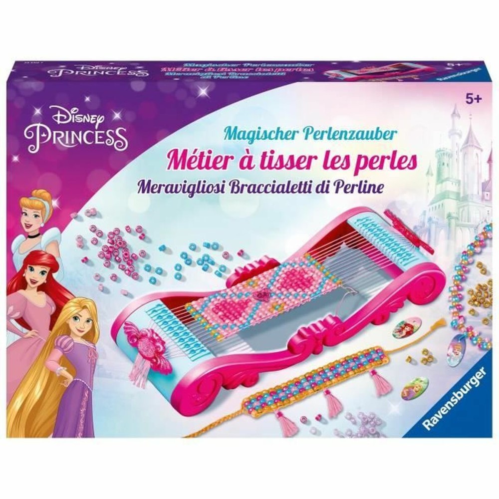 Kit per Creare Braccialetti e Collane Ravensburger Disney Princesses loom Fashion creation Plastica    