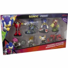 Figure Articolate Sonic Prime 8 Pezzi    