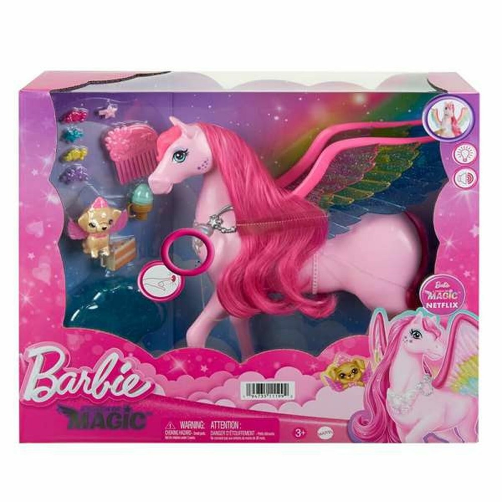 Cavallo Barbie HLC40 Plastica Rosa    