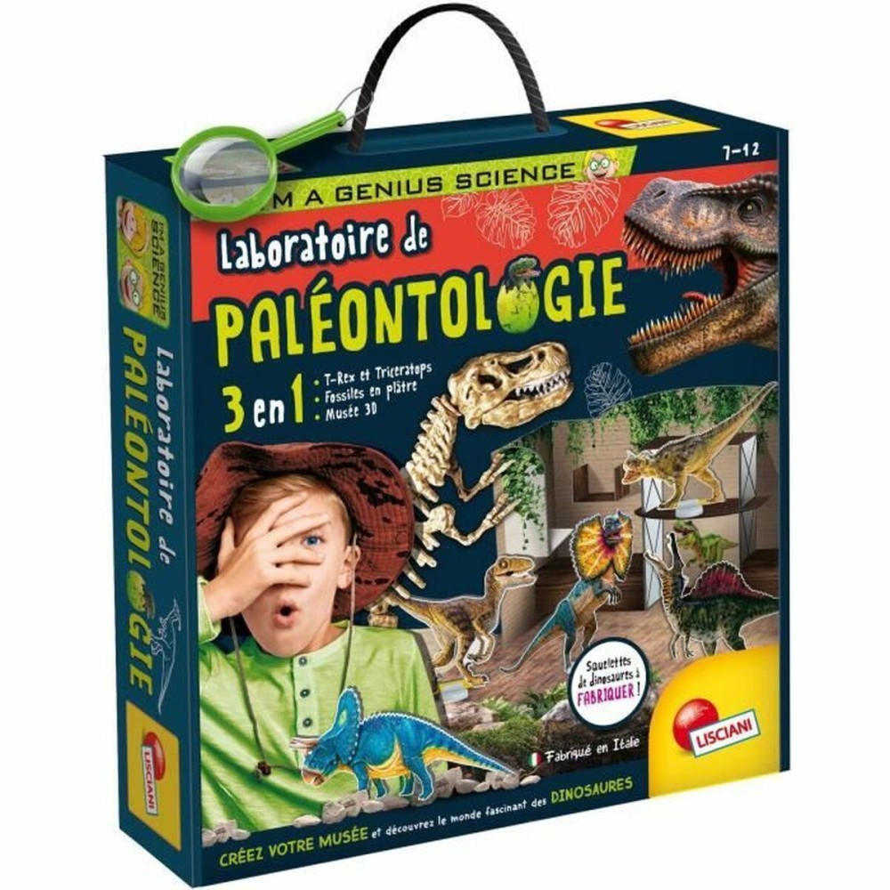 Gioco di Scienza Lisciani Giochi Laboratoire de Paléontologie 3 in 1    