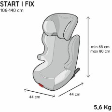 Seggiolino Auto Nania START Rosso ISOFIX    