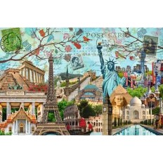 Puzzle Ravensburger 17118 Big Cities Collage 5000 Pezzi    