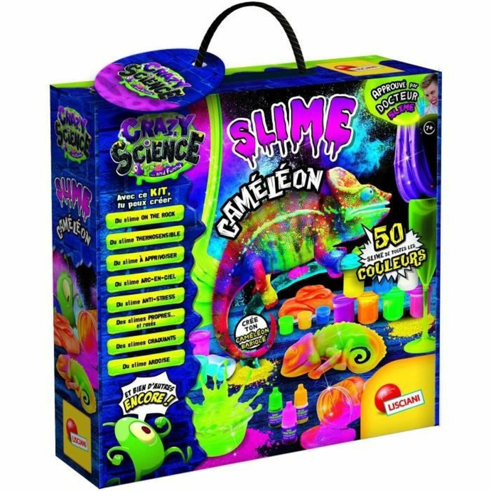 Gioco Fai-da-te Lisciani Giochi Crazy Science Caméléon Slime FR    