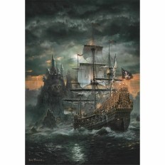 Puzzle Clementoni Bateau de pirate 1500 Pezzi    