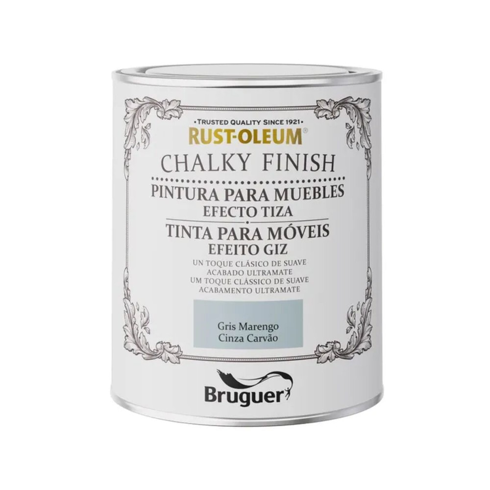 Pittura Bruguer Rust-oleum Chalky Finish 5733887 Mobili 750 ml Grigio marengo    