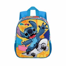 Zaino Scuola 3D Lilo & Stitch Karactermania Azzurro 26 x 11 x 31 cm    