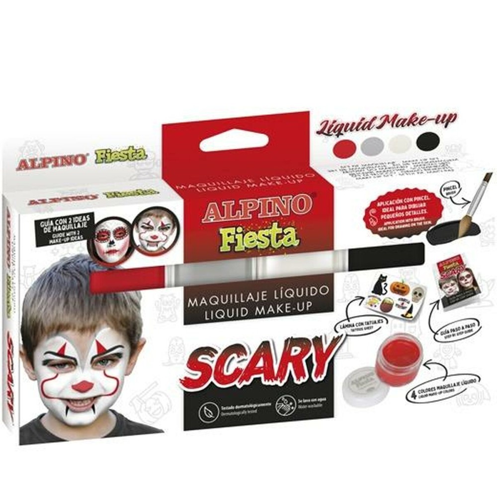 Trucco per Bambini Alpino Scary 4 colori    