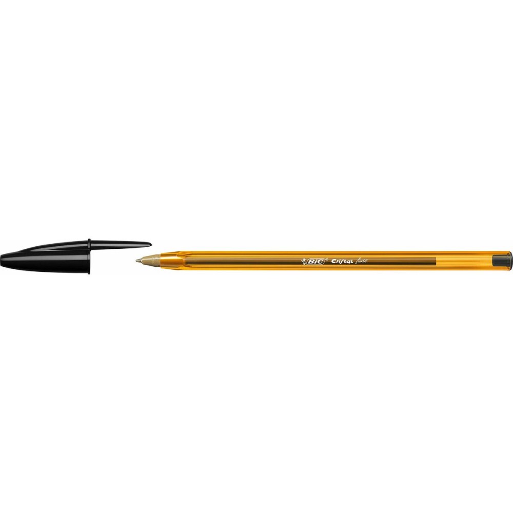 Penna Bic Cristal Fine Nero 0,3 mm 50 Pezzi    