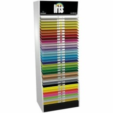 Cartoncini Iris Multicolore 50 x 65 cm Espositore da Bancone 275 Pezzi    