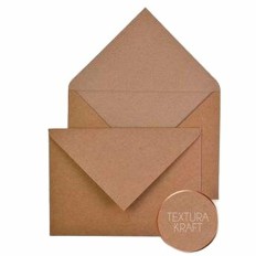 Buste Michel carta kraft 16 x 22 cm Marrone 25 Pezzi    