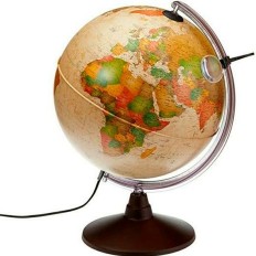 Mappamondo con Luci Nova Rico Marco Polo Ø 26 cm Multicolore Plastica    