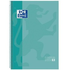 Quaderno Oxford European Book Ice Menta A4 5 Pezzi    