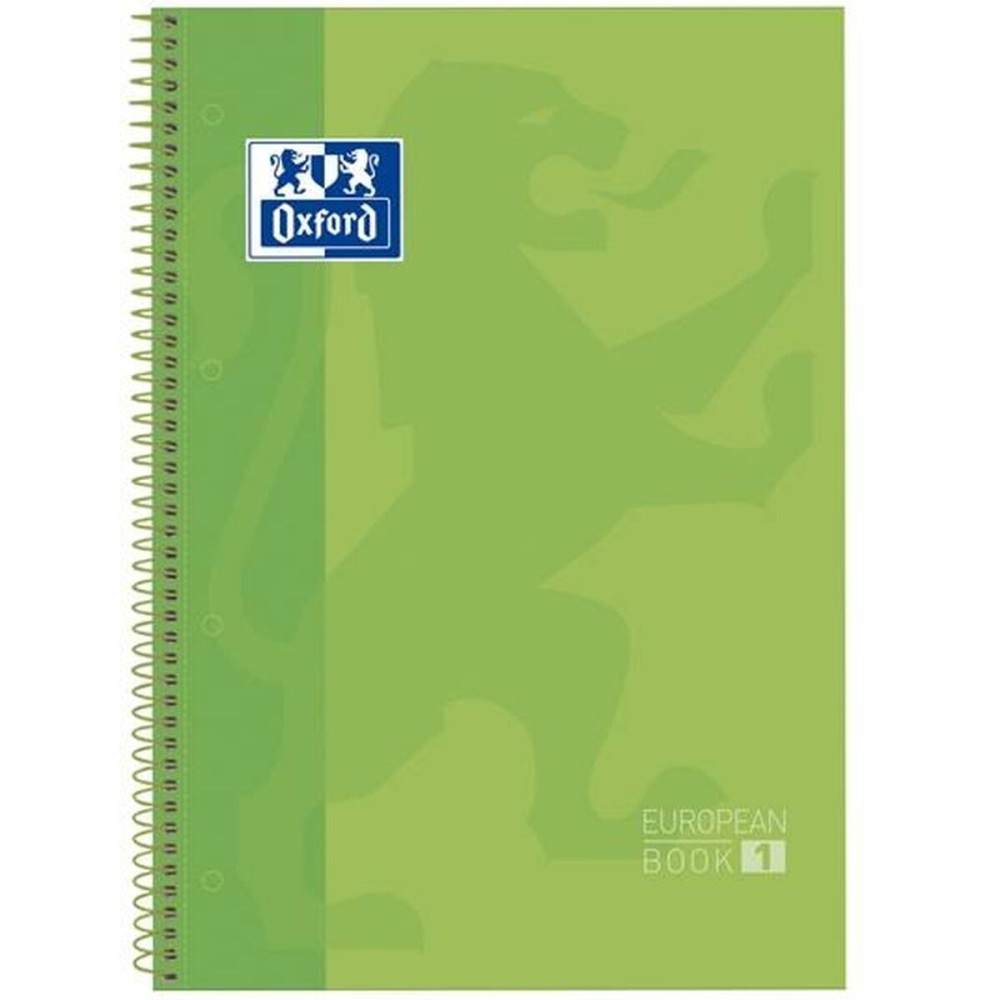 Quaderno Oxford European Book Apple Verde A4 5 Pezzi    