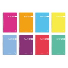 Quaderno Pacsa Plastipac Multicolore Quarto 5 Pezzi 80 Pagine    