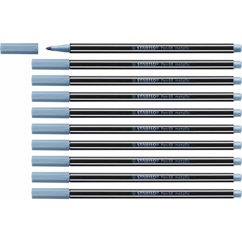 Pennarelli Stabilo Pen 68 metallic (10 Pezzi)    