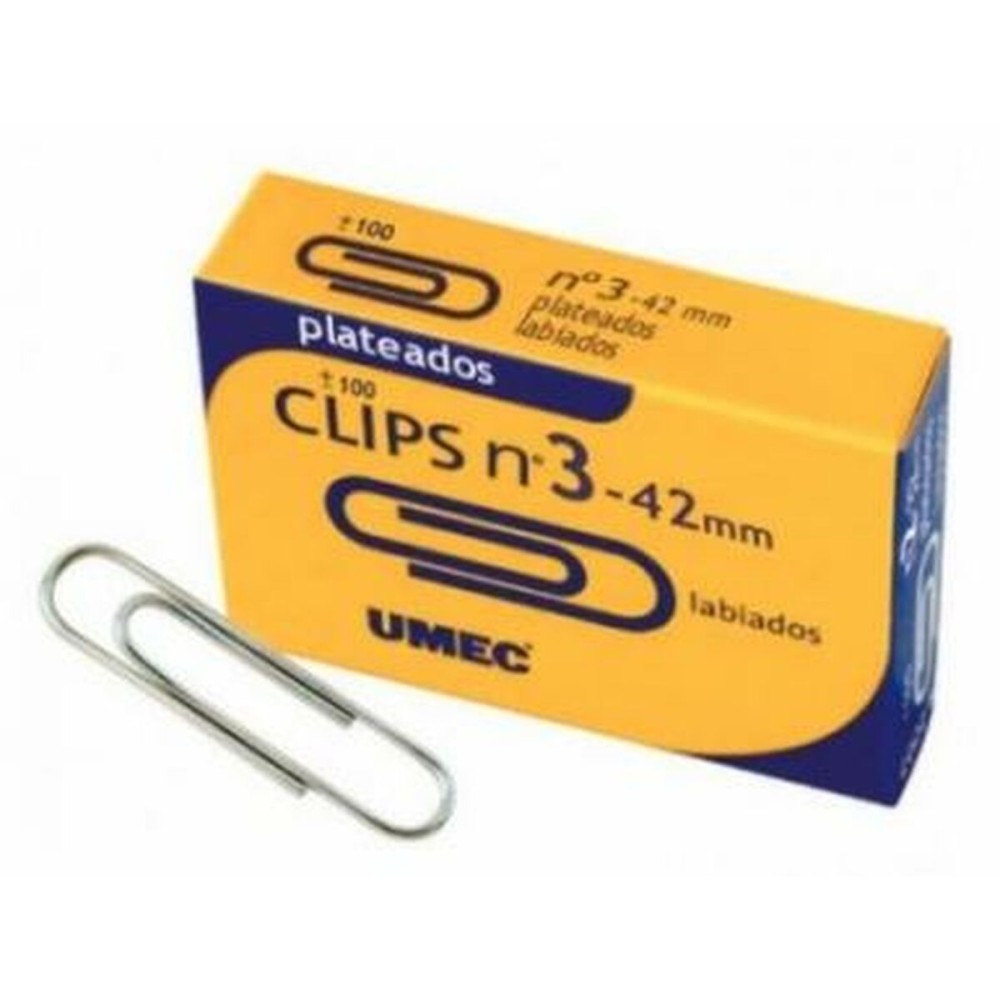 Clips UMEC Argentato 40 mm (10 Pezzi)    