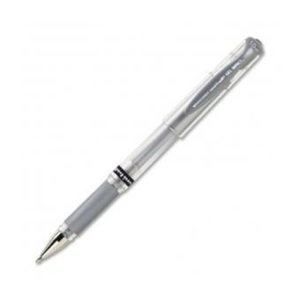 Penna a inchiostro liquido Uni-Ball Signo Broad UM-153 W Argentato 0,6 mm (12 Pezzi)    