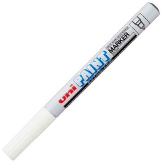 Marcatore permanente Uni-Ball Paint PX-21L Bianco 12 Pezzi    