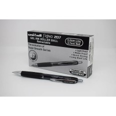 Penna a inchiostro liquido Uni-Ball SigNo 207 Nero 0,4 mm (12 Pezzi)    