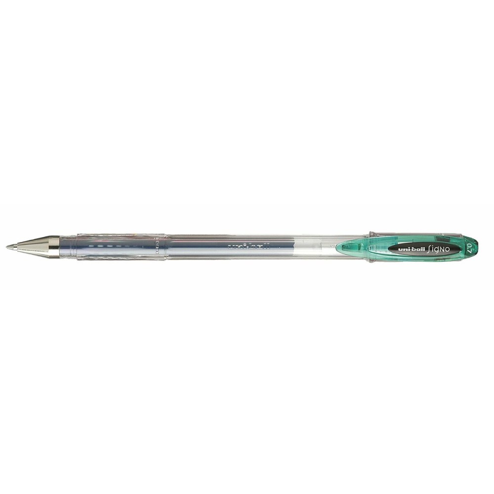 Penna a inchiostro liquido Uni-Ball Rollerball Signo Basicos UM-120 Verde 0,5 mm (12 Pezzi)    