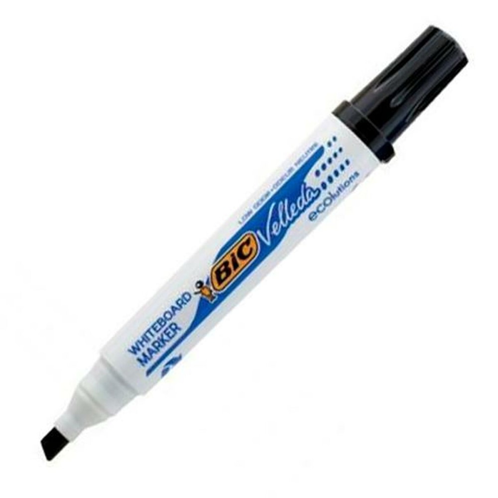 Pennarelli a gesso liquido Bic Velleda 1751 Nero (12 Pezzi)    