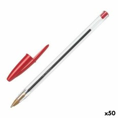 Penna Bic Cristal Originale Rosso 0,32 mm (50 Unità)    