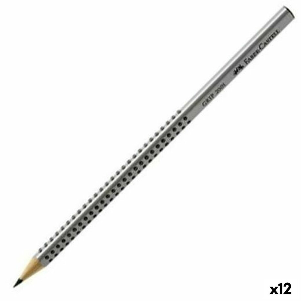 Matita Faber-Castell Grip 2001 Ecologico Grigio HB (12 Unità)    