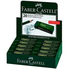 Gomma da cancellare Faber-Castell Dust Free Verde (20 Unità)    