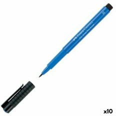 Pennarelli Faber-Castell Pitt Artist Blu cobalto (10 Pezzi) (10 Unità)    