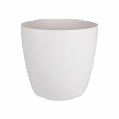 Vaso Elho Ø 47 cm Bianco Plastica Rotondo    