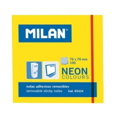 Note Adesive Milan Giallo 76 x 76 mm (10 Unità)    