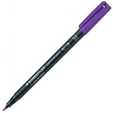 Marcatore permanente Staedtler Lumocolor 317-6 M Violetta (10 Unità)    