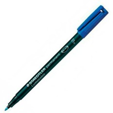 Marcatore permanente Staedtler Lumocolor 318-3 F	 Azzurro (10 Unità)    