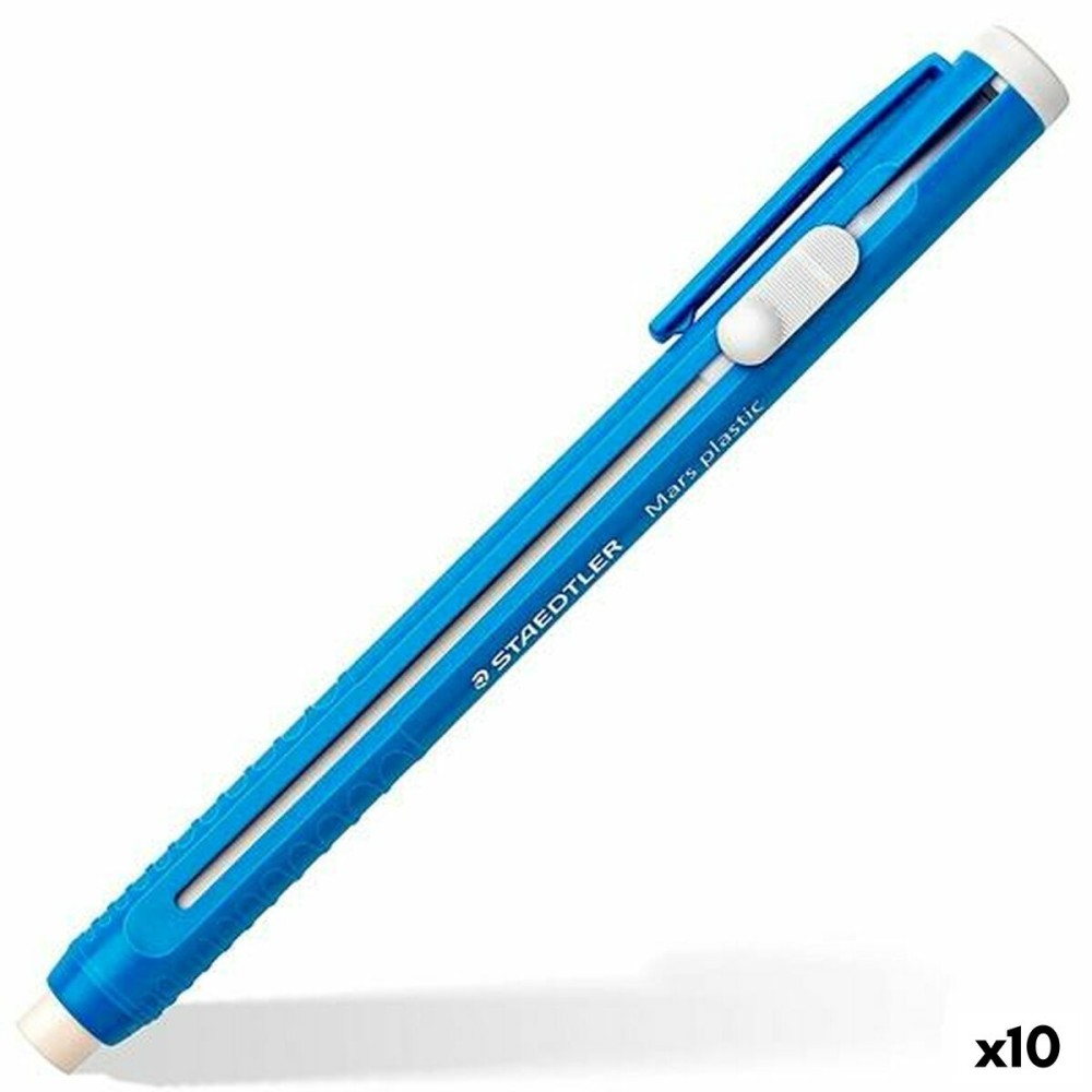 Portagomme Staedtler Mars Plastic Azzurro (10 Unità)    