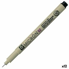 Pennarelli Talens Sakura Pigma Micron 02 Nero (12 Unità)    