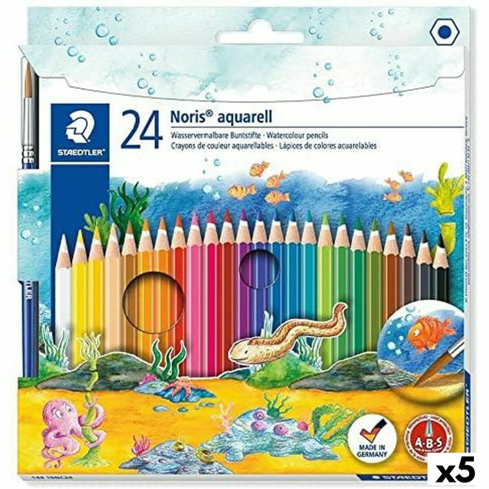 Matite Colorate Acquerellabili Staedtler Noris Multicolore (5 Unità)    