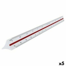 Righello Maped Bianco 30 cm (5 Unità)    