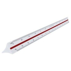 Righello Maped Bianco 30 cm (5 Unità)    