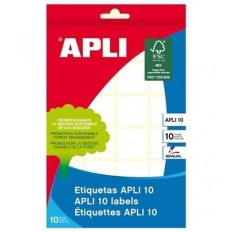 Etichette adesive Apli Bianco 10 Fogli 31 x 100 mm (10 Unità)    