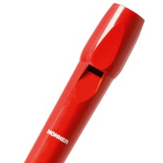 Flauto Dolce Hohner 9508 Rosso Plastica    