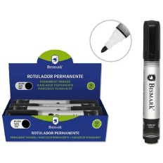 Marcatore permanente Bismark Nero 1,5 mm (12 Unità)    