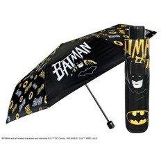 Ombrello Pieghevole Batman Perletti Nero Ø 91 cm Per bambini    