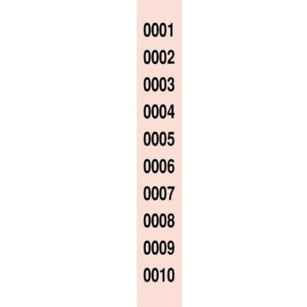 Strisce Numeriche per Lotterie R-980/1 (10 Unità)    