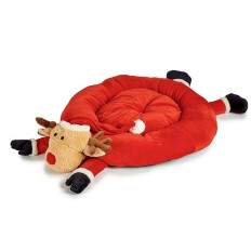 Letto per animali domestici Renna Rosso 84 x 18 x 97 cm (2 Unità)    